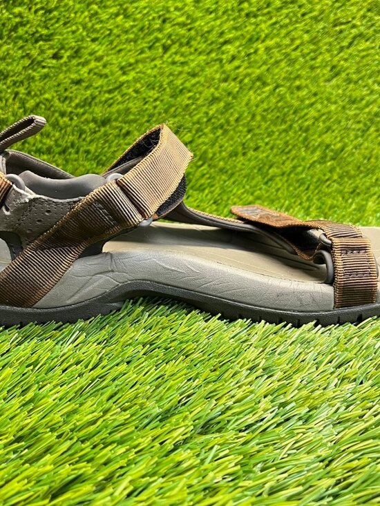 Teva Tanza Mens Size 9 Brown Gray Beach Walking Outdoor Strappy Hiking Sandals main image 4